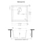 Ruvati Sink, Granite Composite, 17.25" W x 17.25" L x RVG2018BK - alternate 3